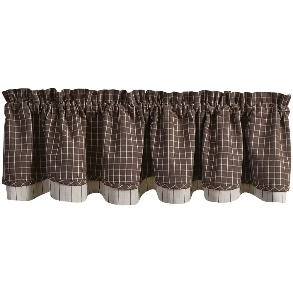 Park Designs Family Lined Layered Valance Curtain 72 in x 16 in - One Valance